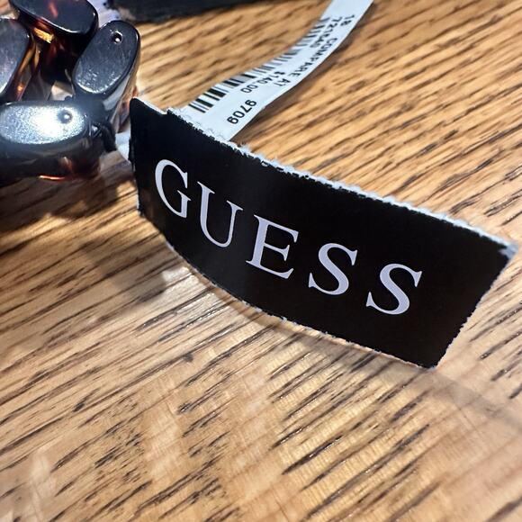 New Authentic Guess Multi function Tortoiseshell Ladies Watch , with TAG